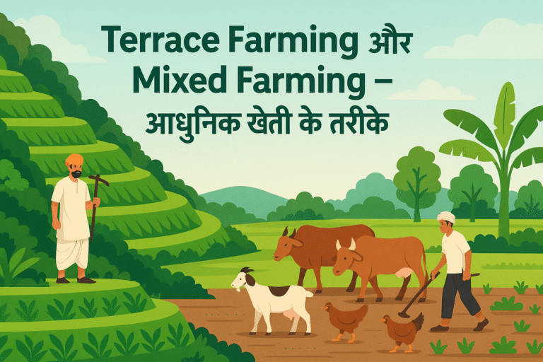 Terrace Farming और Mixed Farming क्या है? आज के किसान क्यों अपना रहे हैं ये Modern खेती के तरीके