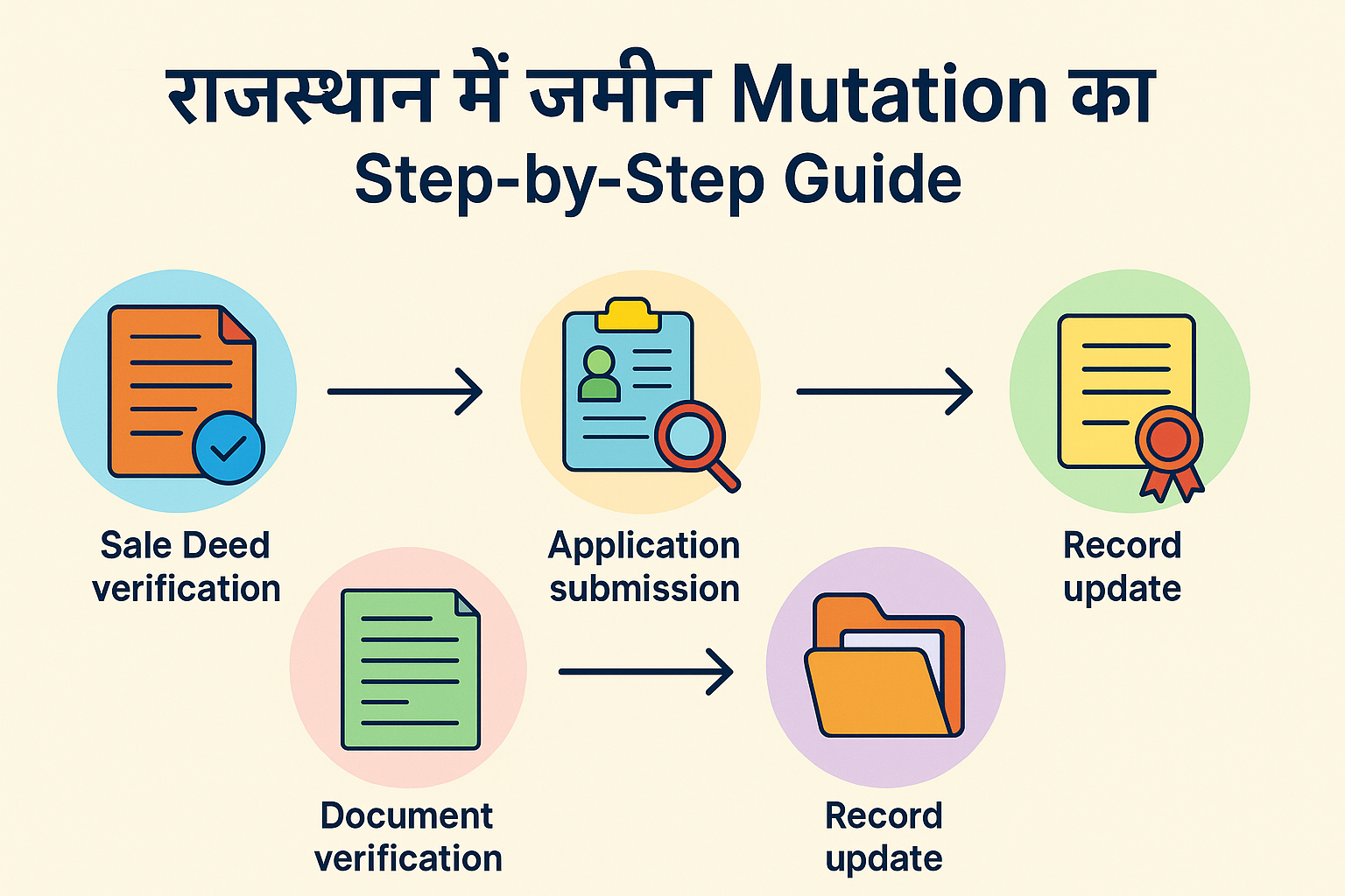 राजस्थान में Mutation कराने का स्टेप‑बाय‑स्टेप गाइड