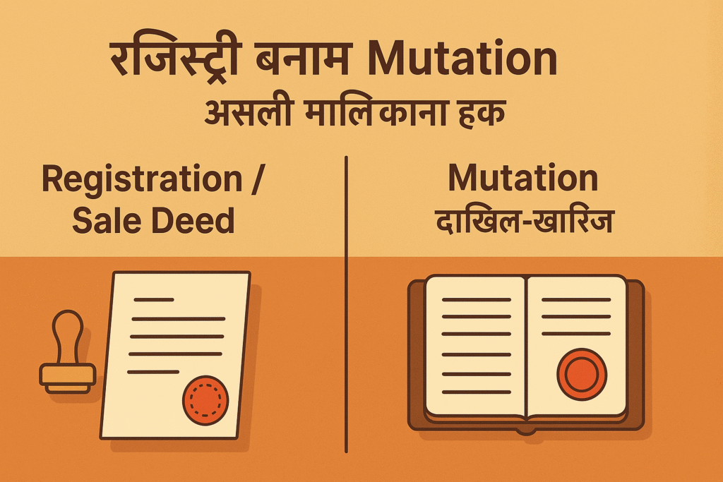 Sale Deed और Mutation में अंतर | जमीन मालिकाना हक की जानकारी